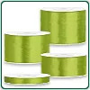 Satinband 6, 12, 25, 38, 50 mm - Farbe apfelgrün