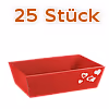 Geschenkkarton mit Herzen - Größe M ( je VPE = 25 Stück )