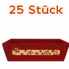 Kartonschale Weihnachten - Größe L ( je VPE = 25 Stück )