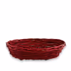 Geschenkkorb oval - Ausführung rot