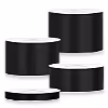 Satinband 6, 12, 25, 38, 50 mm - Farbe schwarz Satinband 6, 12, 25, 38, 50 mm - Farbe schwarz