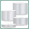 Satinband 6, 12, 25, 38, 50 mm - Farbe silber