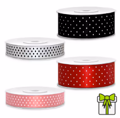 Geschenkband mit Punkten