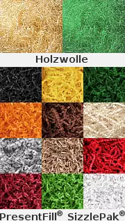 PresentFill®, SizzlePak® und Holzwolle PresentFill®, SizzlePak® und Holzwolle