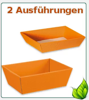 Geschenkkarton orange