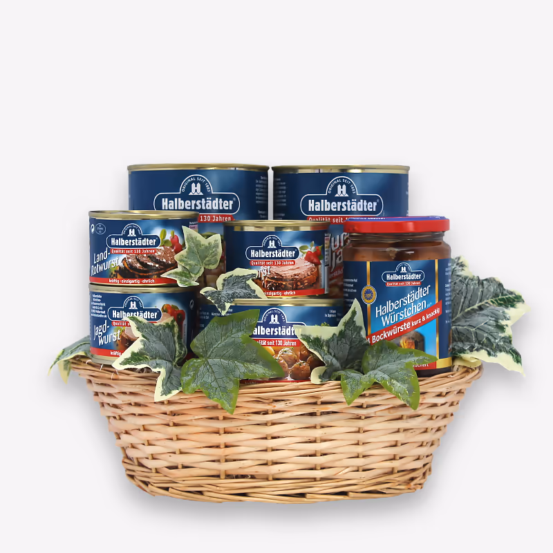 Halberstädter Fresskorb zum Geburtstag Halberstädter Fresskorb zum Geburtstag