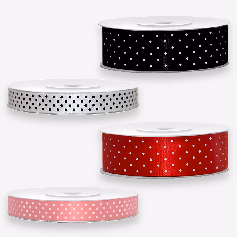 Geschenkband mit Punkten