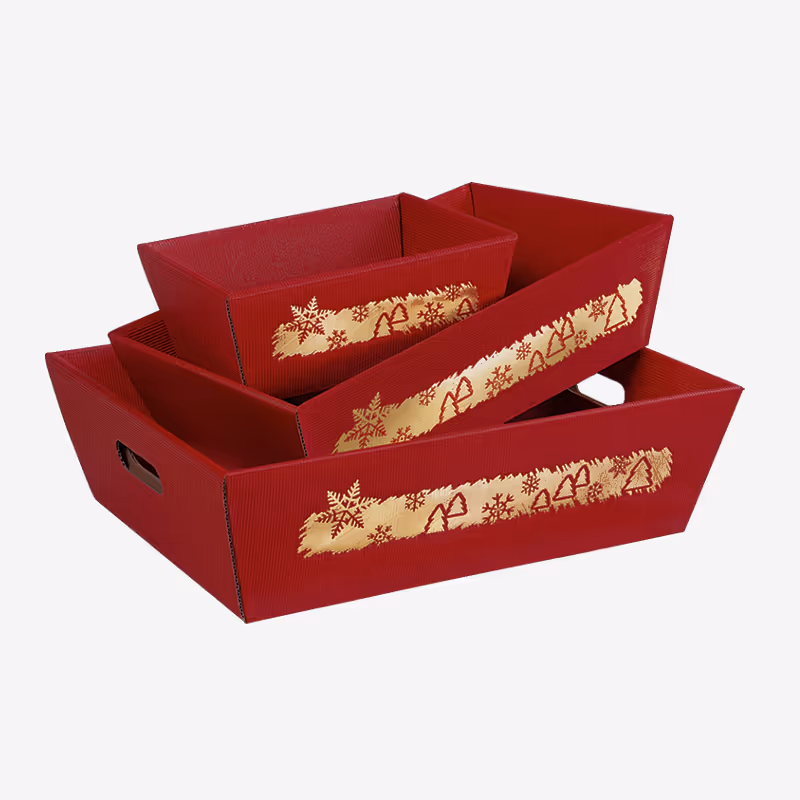 Geschenkkartonschale Weihnachten