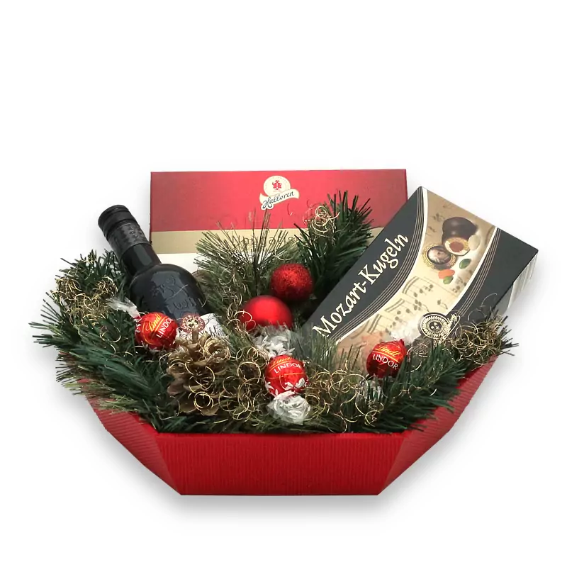 Geschenkkorb Weihnachten Goldstück