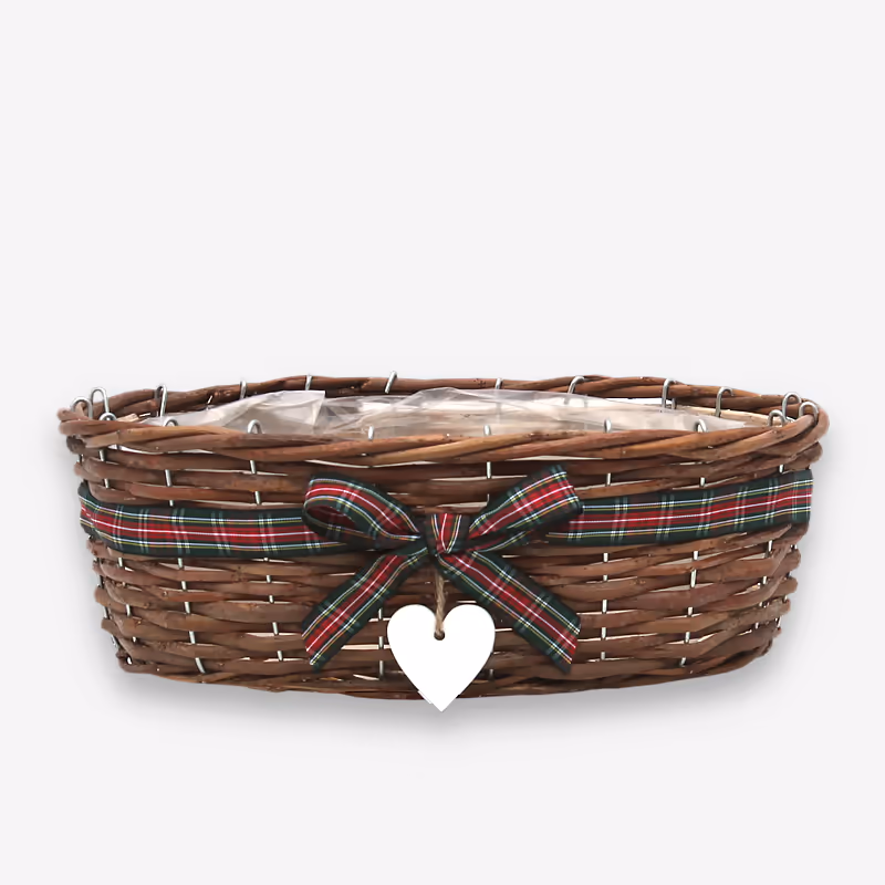 Korbschalen mit Schleife