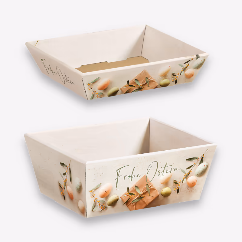 Osterkoerbchen aus Karton Osterkoerbchen aus Karton