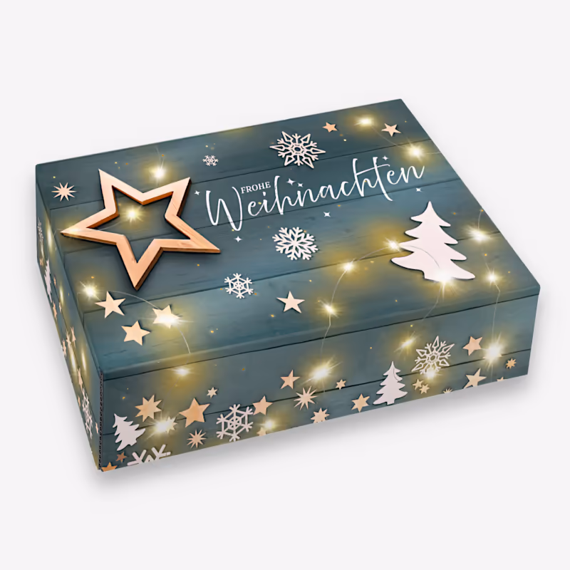 Präsentkarton Wintermotiv