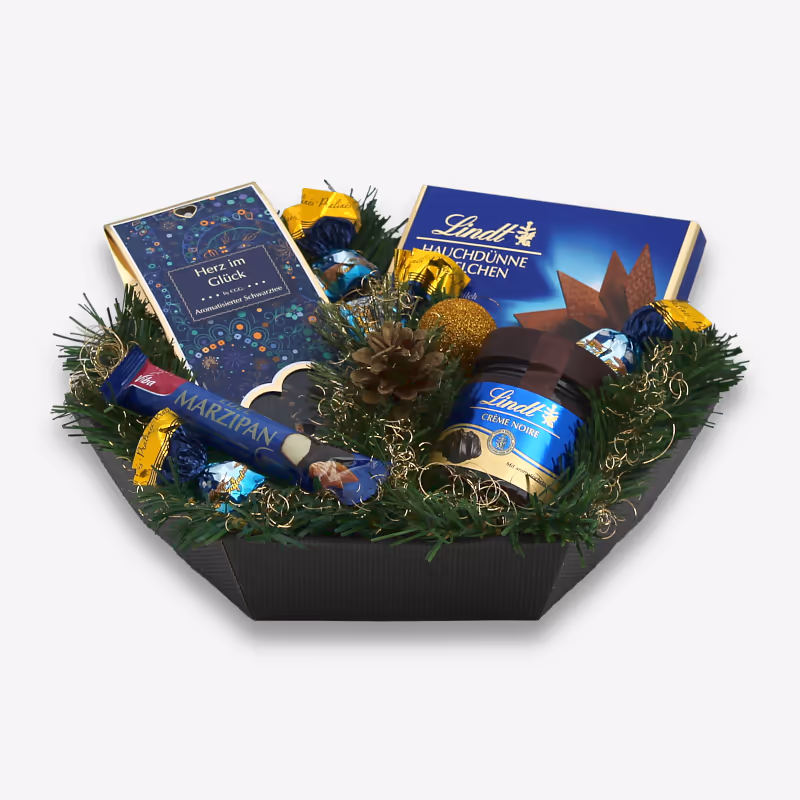 Weihnachtsgeschenkkorb schöne Bescherung