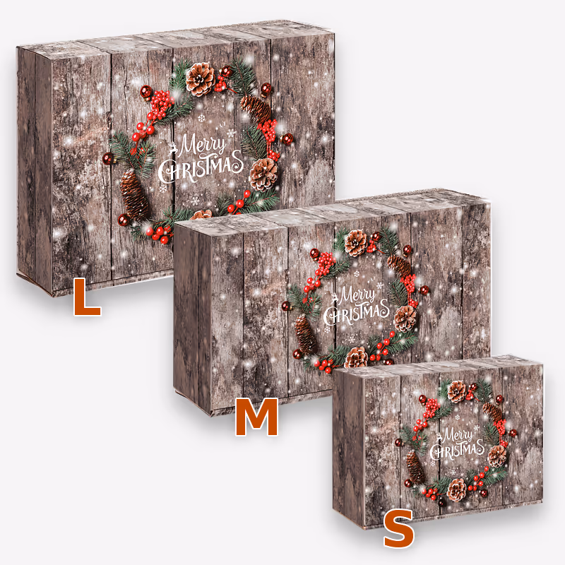 Weihnachtsschachtel einzeln oder 25er Set