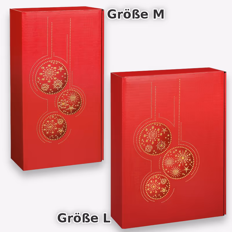 rote Geschenkkartons