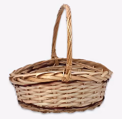 Flechtkörbe mit Henkel