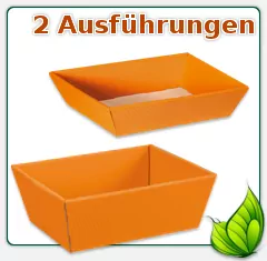 Geschenkkarton orange