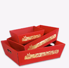Geschenkkartonschale Weihnachten