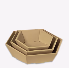 Präsentkorb aus Wellpappe