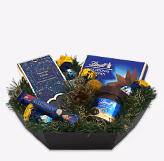 Weihnachtsgeschenkkorb schöne Bescherung