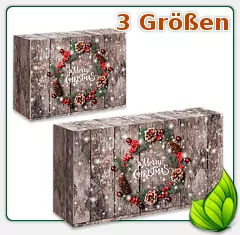 Weihnachtsschachtel einzeln oder 25er Set