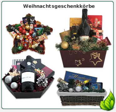 Weihnachtsgeschenkkoerbe